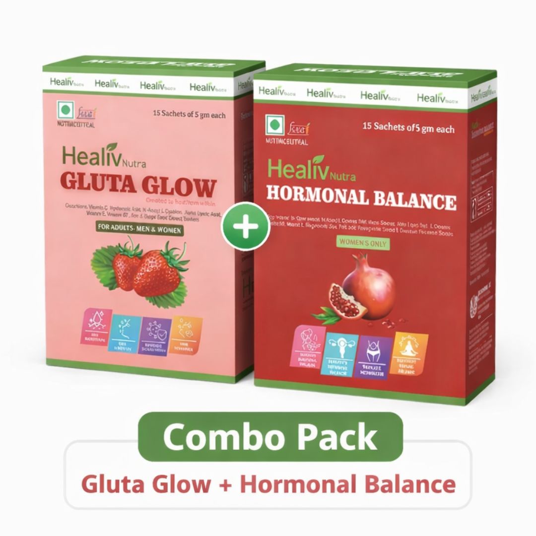 Untitled design - 2026-01-27T122254.236 Healiv Nutra Glow & Balance Combo – Gluta Glow + Hormonal Balance - Image 1
